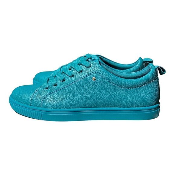 Matt And Nat Shoes Women’s 8 Blue Vegan Sneakers Aahana Teal Colorful Lace Up‎ - Picture 5 of 9